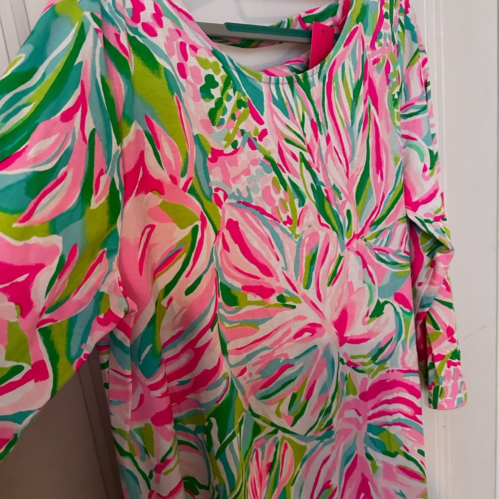 Lilly Pulitzer Ophelia Dress, Croc my world XL